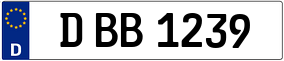 Truck License Plate